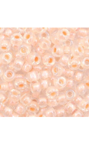 Miyuki rocailles Perlen 6/0 - Pearlized effect salmon pink 6-4604